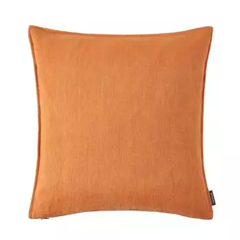 Чехол на подушку Белфаст, лен, манго (желтый), размер: 60 х 60 см, наполнитель: без Proflax