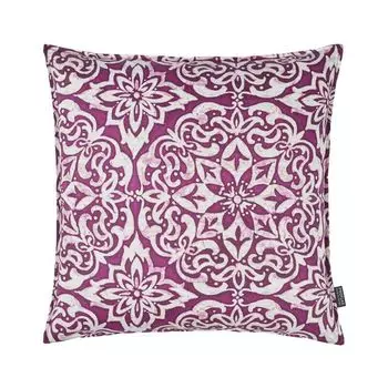 Чехол на подушку Белград, современный орнамент, ягоды, размер: 40 х 40 см, наполнитель подушки: без Proflax