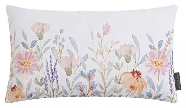 Чехол на подушку - белый - 30 х 50 см - хлопок - на молнии Magma - Heimtex