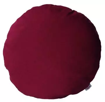 Чехол на подушку beties "Игра цветов", круглый ок. 50 см 100% хлопок ягоды гибискуса.