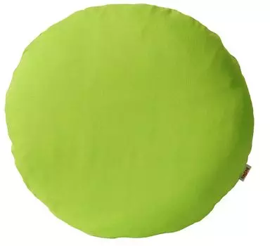 Чехол на подушку beties "Игра цветов", круглый ок. 40 см 100% хлопок, цвет яблока.