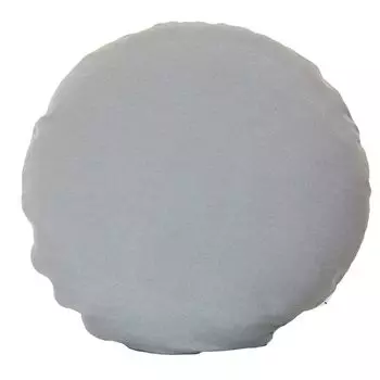 Чехол на подушку Beties «желаемый тон», круглый, ок. 40 см, серебристый.