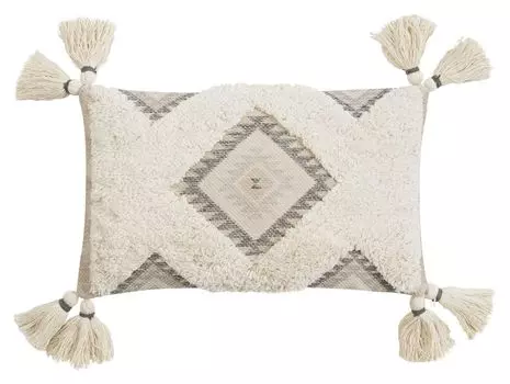 Чехол на подушку - бежевый - серый - 30 х 50 см - на молнии Magma - Heimtex