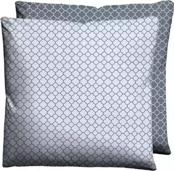 Чехол на подушку Biberna, (1 шт.) 80х80 см, синий