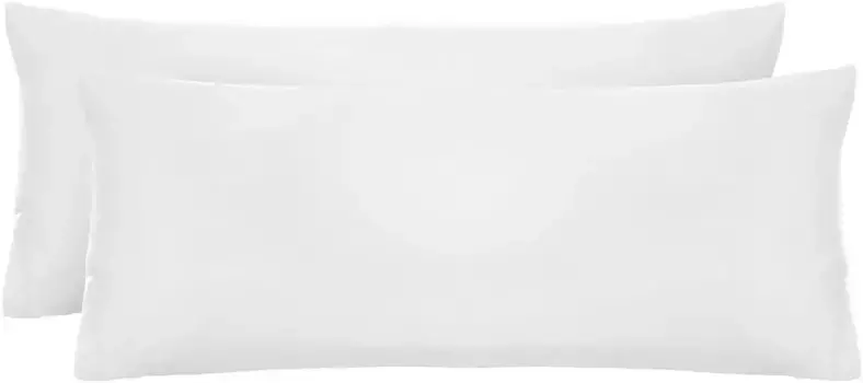Чехол на подушку Biberna "Michi", (2 шт.), разные размеры, сертифицирован OEKO-TEX 40х60 см, белый