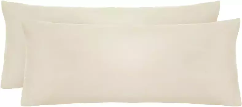 Чехол на подушку Biberna "Michi", (2 шт.), разные размеры, сертифицирован OEKO-TEX 40х80 см, цвет kitt