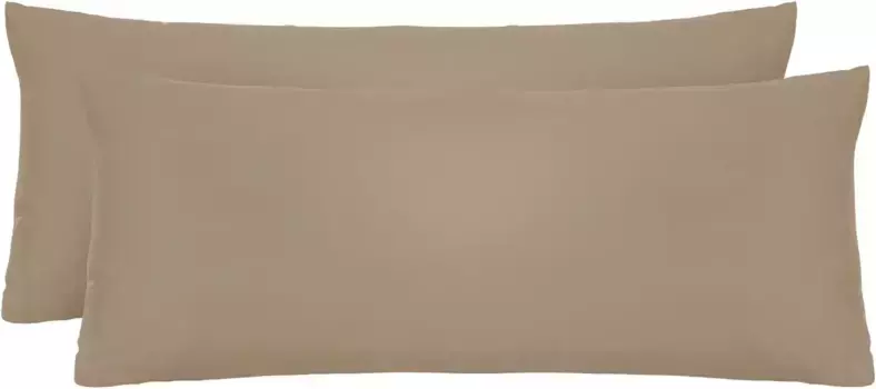 Чехол на подушку Biberna "Michi", (2 шт.), разные размеры, сертифицирован OEKO-TEX 40х80 см, цвет macciato