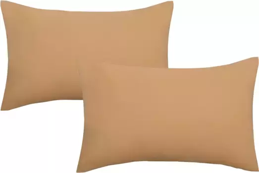 Чехол на подушку Biberna "Michi", (2 шт.), разные размеры, сертифицирован OEKO-TEX 40х60 см, цвет orange