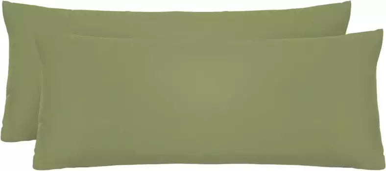 Чехол на подушку Biberna "Michi", (2 шт.), разные размеры, сертифицирован OEKO-TEX 40х80 см, цвет fichte