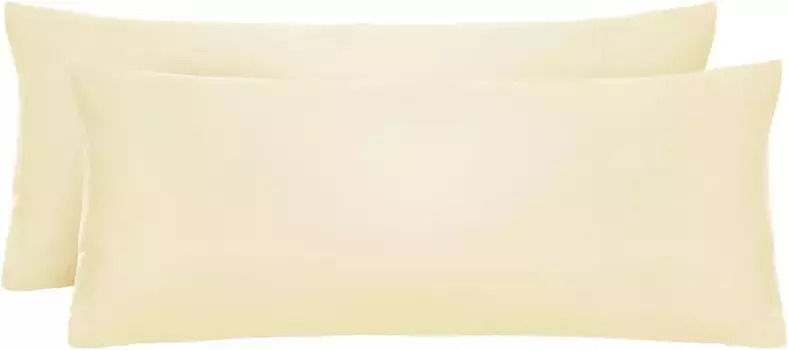 Чехол на подушку Biberna "Michi", (2 шт.), разные размеры, сертифицирован OEKO-TEX 40х80 см, цвет gelb