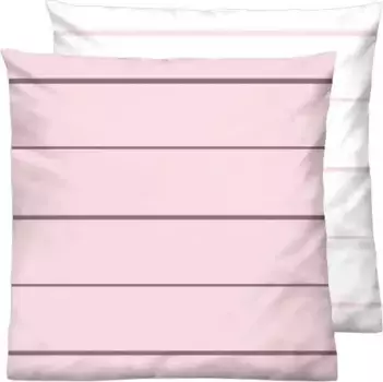 Чехол на подушку Biberna "Mix & Match", (1 шт.), можно комбинировать индивидуально 40х40 см, розовый