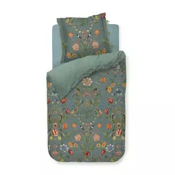 Чехол на подушку Botanico Verde 40х80 см синий, размер: 40 х 80 см Beddinghouse