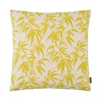 Чехол на подушку Брестский желтый тканый лист Размер: 40 х 60 см. Наполнитель подушки: утиное перо Proflax