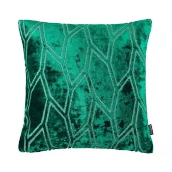Чехол на подушку Calw, бархат панне, зеленый, размер: 27 х 43 см, наполнитель: утиные перья Proflax