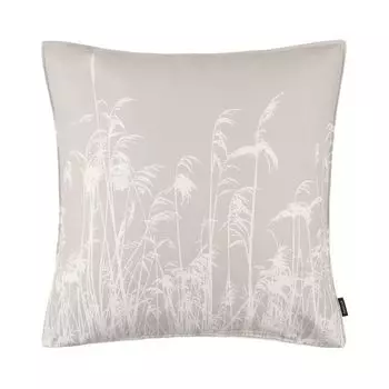 Чехол на подушку Celle, травяной принт, светло-серый, размер: 50 х 50 см, наполнитель подушки: без Proflax