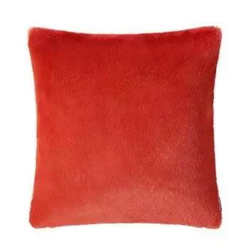 Чехол на подушку «Чикаго», мягкий однотонный мех, терра (оранжевый), размер: 45 х 45 см, наполнитель подушки: без Proflax