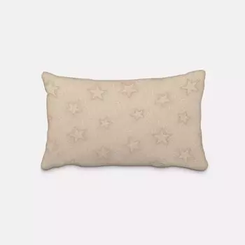 Чехол на подушку Christmas Sparkle Star stars натуральный серый разные размеры размер 60x80см (ВxШ) размер 60x80см (ВxШ) Schner-Leben