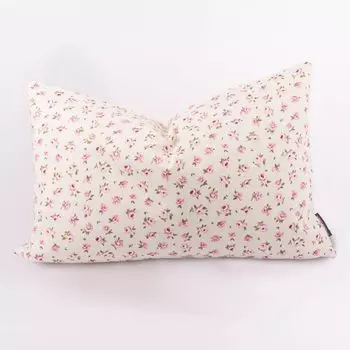 Чехол на подушку Classic Little Rose экрю-розовый разные размеры BEAUTIFUL LIFE размер 40x60см (ВxШ) размер 40x60см (ВxШ) Schner-Leben