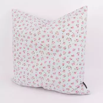 Чехол на подушку Classic Little Rose голубой разные размеры BEAUTIFUL LIFE размер 80x80см (ВxШ) размер 80x80см (ВxШ) Schner-Leben