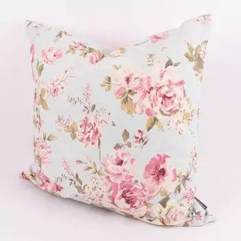 Чехол на подушку Classic Painted Rose голубой разные размеры BEAUTIFUL LIFE размер 60x60см (ВxШ) размер 60x60см (ВxШ) Schner-Leben