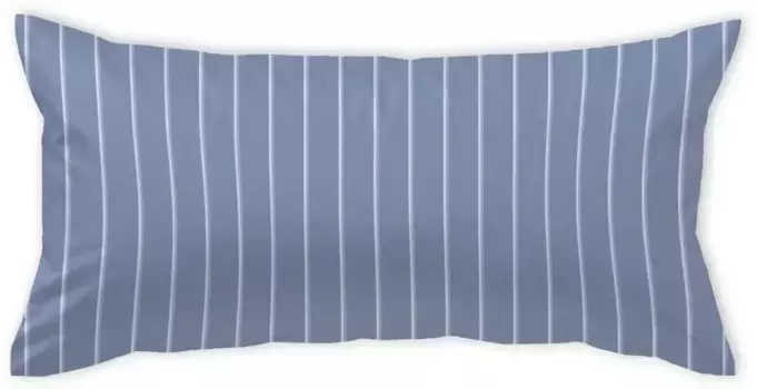 Чехол на подушку Curt Bauer "Belluno", (1 шт.), узкая полоска 80х40 см, цвет mattblau