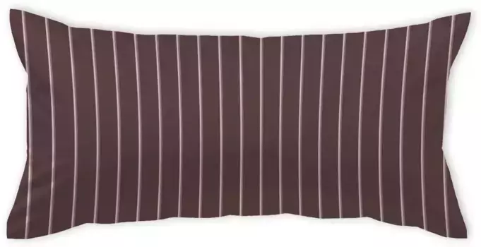 Чехол на подушку Curt Bauer "Belluno", (1 шт.), узкая полоска 80х80 см, цвет rouge