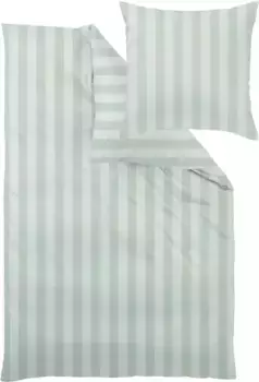 Чехол на подушку Curt Bauer "Como", (1 шт.), блок-полоски 80х80 см, цвет salbei