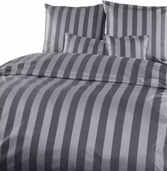 Чехол на подушку Curt Bauer "Como", (1 шт.), блок-полоски 80х80 см, цвет stahlgrau