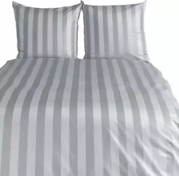 Чехол на подушку Curt Bauer "Como", (1 шт.), блок-полоски 80х40 см, цвет perlgrau