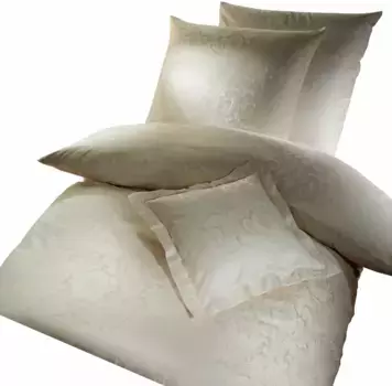 Чехол на подушку Curt Bauer "Флоренция" (1 шт.) с изящным орнаментом 40х80 см, бежевый