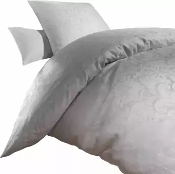 Чехол на подушку Curt Bauer "Флоренция" (1 шт.) с изящным орнаментом 80х80 см, белый