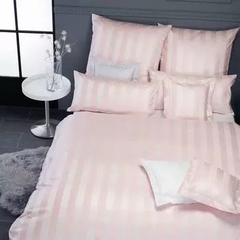 Чехол на подушку Curt Bauer Mako, парчовый дамасский, 1 шт., чехол на подушку ок. 80/80 см 2044-0127 Вишня Комо.