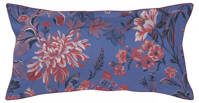 Чехол на подушку Curt Bauer Mako парчовый дамасский индивидуальный дизайн 9031 JOHANNE цвет зима-1134 размер 70x90 см