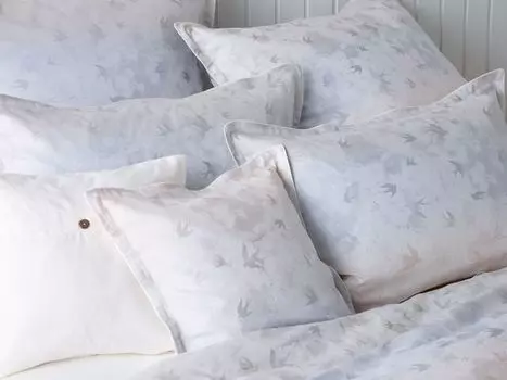 Чехол на подушку Curt Bauer парча дамасский индивидуальный дизайн 9037 НЕБЕСА цвет закат-248 размер 40х80 см