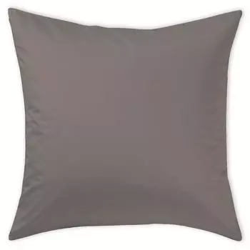 Чехол на подушку Curt Bauer Uni-Mako-Satin 1 шт., чехол для подушки ок. 40/40 см 0000-3847 Uni-Mako-Satin Stone.