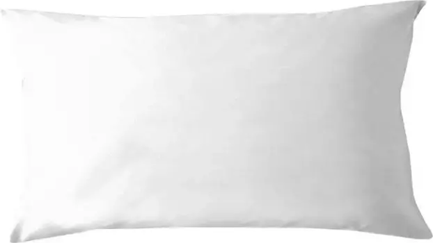 Чехол на подушку damai "Pure Uni", (2 шт.), в большом выборе цветов 80х40 см, белый