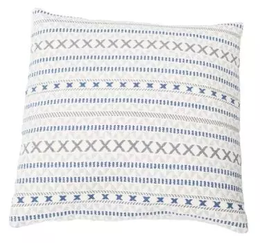 Чехол на подушку David Fussenegger Nova 'Corners' 50 x 50 см необработанный белый