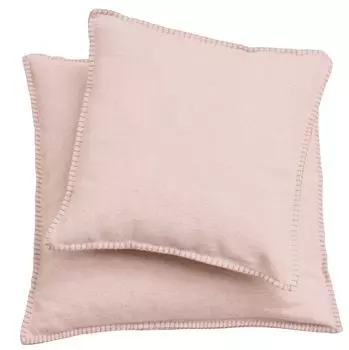 Чехол на подушку David Fussenegger Sylt 'Uni' 40 x 40 см, розовый