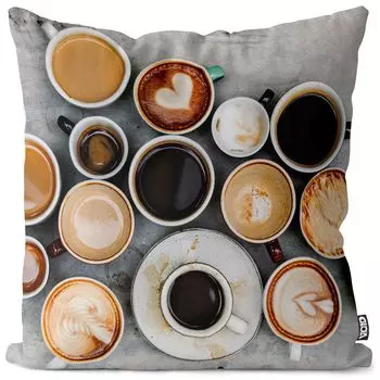 Чехол на подушку для чашки кофе и эспрессо VOID, полиэстер, водонепроницаемая подушка для улицы и дома. Размер: 60 x 60 см.