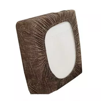 Чехол на подушку для дивана, не скатывается, мягкий эластичный чехол для дивана, мебельная подушка для гостиной, разноцветный, размеры: M Stuttg, светло-коричневый