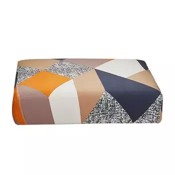 Чехол на подушку для дивана, не скатывается, мягкий эластичный чехол для дивана, мебельная подушка для гостиной, серые полосы, размеры: L Stuttg, мультиколор