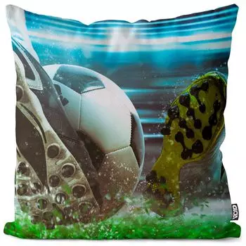 Чехол на подушку для футбольного стадиона VOID Player, полиэстер, водонепроницаемая подушка для улицы и дома. Размер: 80 x 80 см.