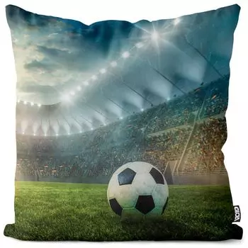 Чехол на подушку для футбольного стадиона VOID, полиэстер, водонепроницаемая подушка для улицы и помещения. Размер: 80 x 80 см.