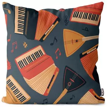 Чехол на подушку для гитары VOID Concertina Balalaika, полиэстер, водонепроницаемая подушка для улицы и дома. Размер: 60 x 60 см.