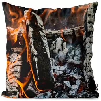 Чехол на подушку для камина VOID для гриля у костра, полиэстер, водонепроницаемая подушка для улицы и дома. Размер: 80 x 80 см.