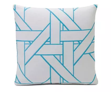 Чехол на подушку для улицы Ambiente Trendlife Lombok 50х50см, цвет бирюзовый Gzze