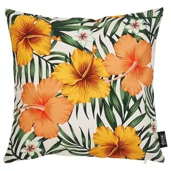 Чехол на подушку done. Panama Rose Mallow, 65 см, разноцветный