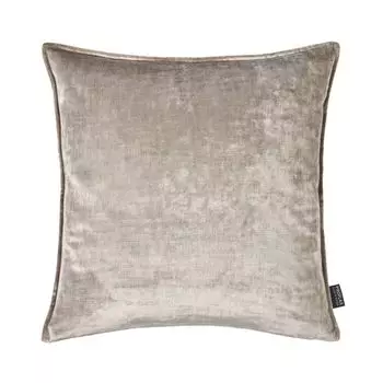 Чехол на подушку Дрезден, однотонный бархат, камень, размер: 40 х 60 см, наполнитель подушки: без Proflax