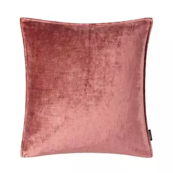 Чехол на подушку Дрезден, однотонный бархат, мальва (старо-розовая), размер: 45 х 45 см, наполнитель подушки: без Proflax