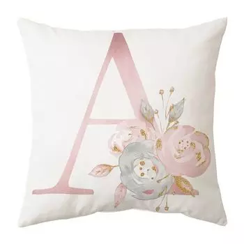 Чехол на подушку Dust Fish Destfish, романтический короткий бархатный антиконституционный чехол с буквами розового цвета, наволочка, декор, Daily-A Stuttg